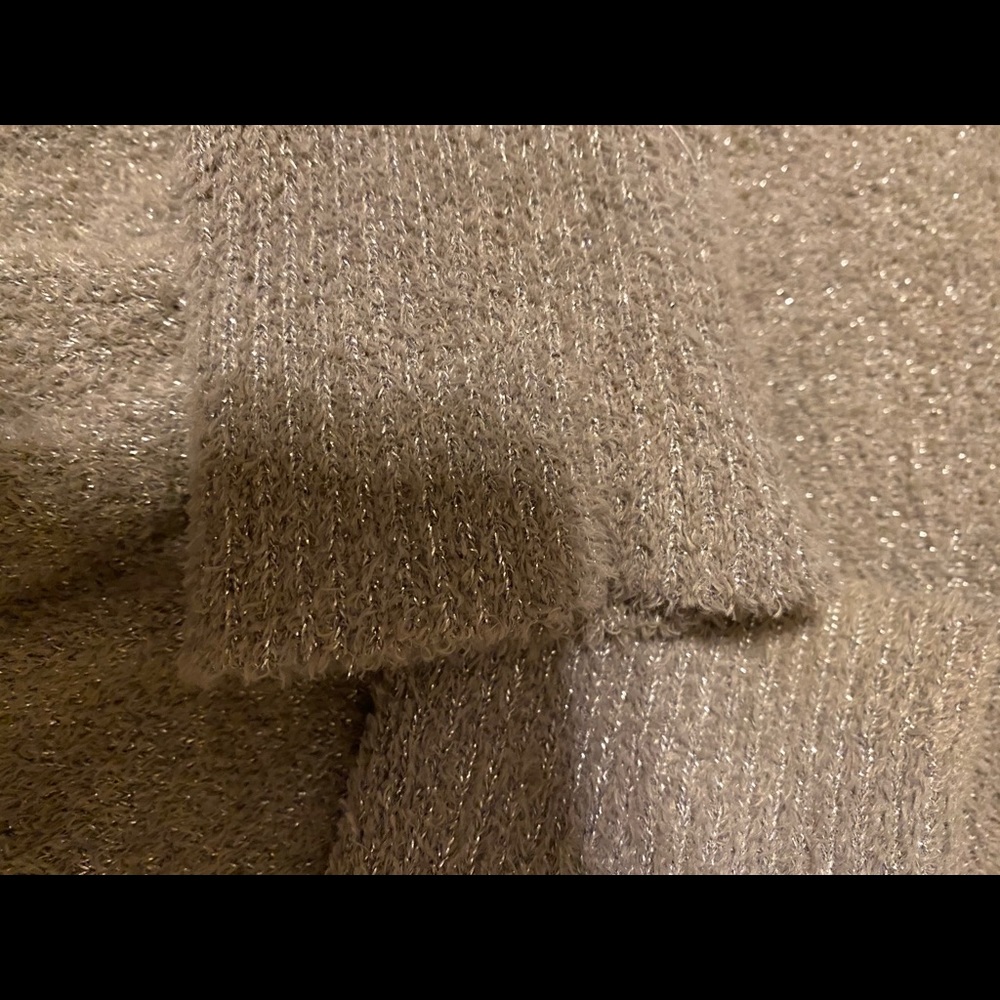 Sparkly cowl neck cache sweater - Picture 6 of 13
